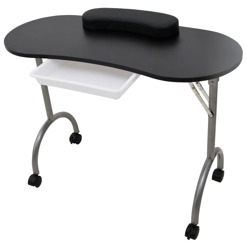 Klappbarer Maniküre-Tisch Mit Rollen