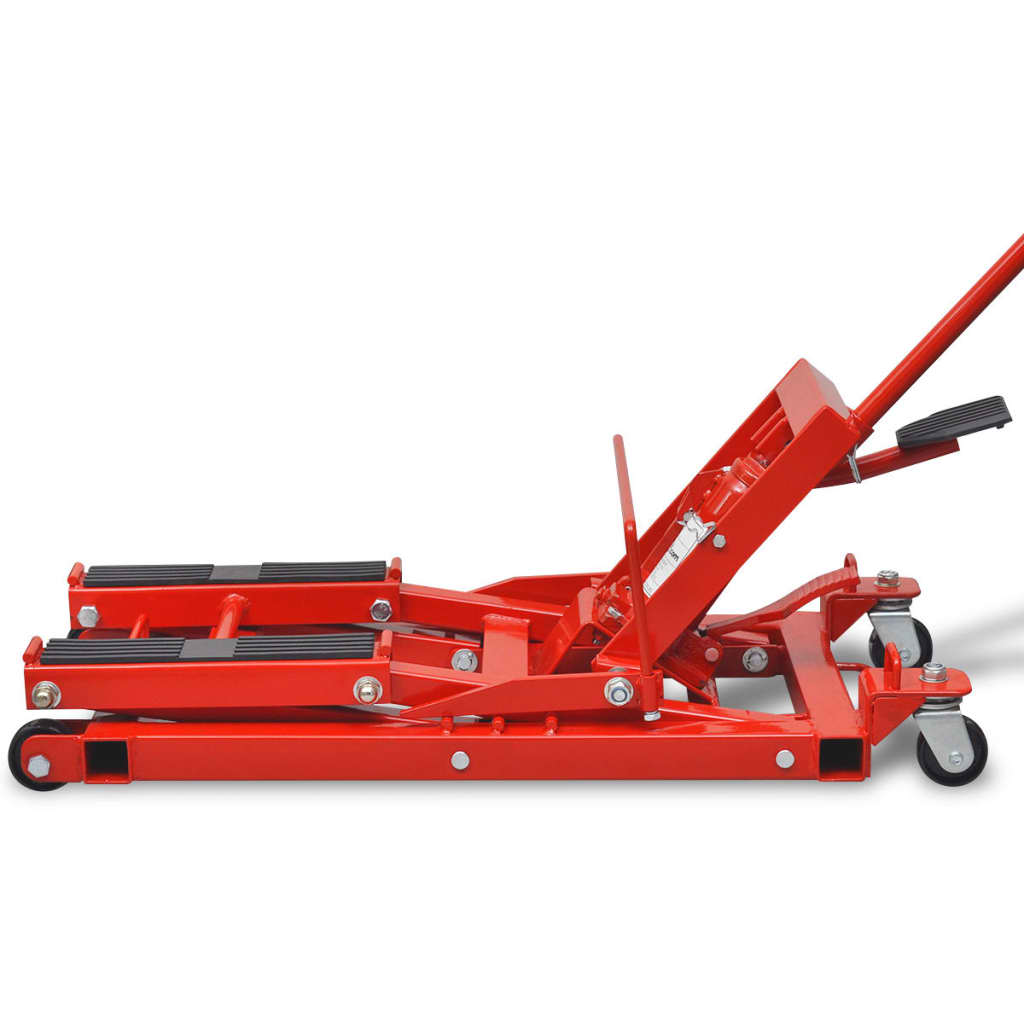 Hydraulische Motorrad-Hebebühne Atv 680 Kg Rot