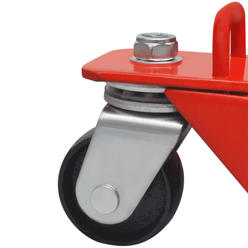 Hydraulische Motorrad-Hebebühne Atv 680 Kg Rot