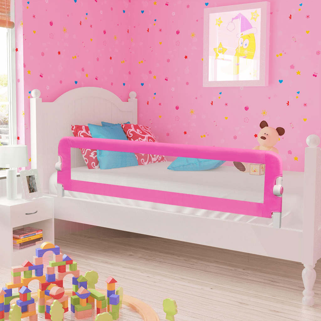 Kleinkind-Bettschutzgitter 2 Stk. 150X42 Cm