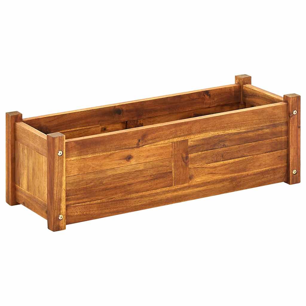 Garten-Hochbeet Akazienholz 76X27,6X25 Cm