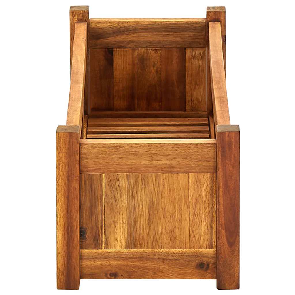 Garten-Hochbeet Akazienholz 76X27,6X25 Cm