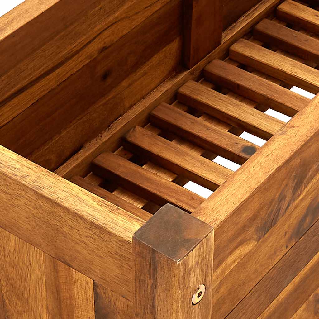 Garten-Hochbeet Akazienholz 76X27,6X25 Cm