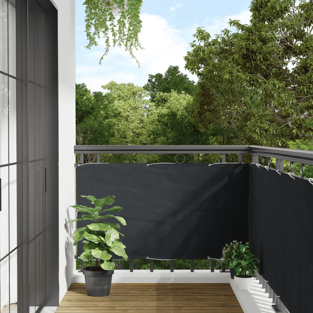 Balkon-Sichtschutz Oxford-Gewebe Anthrazit