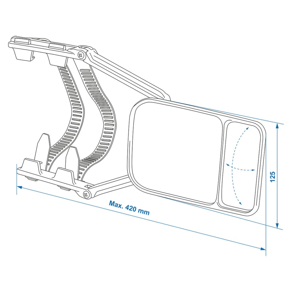 Proplus Caravanspiegel Duo