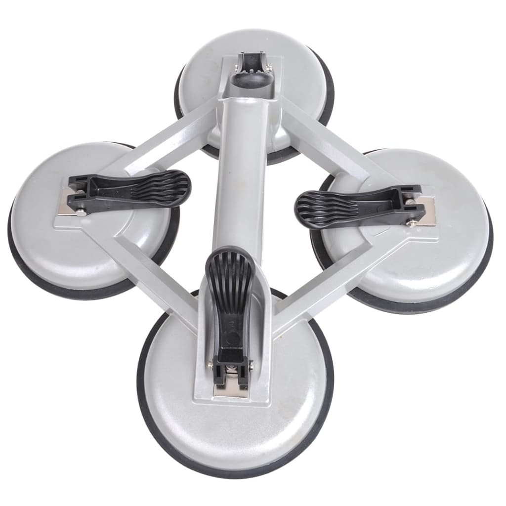 Proplus Vakuumheber Mit 4 Saugnäpfen Aluminium Silbern