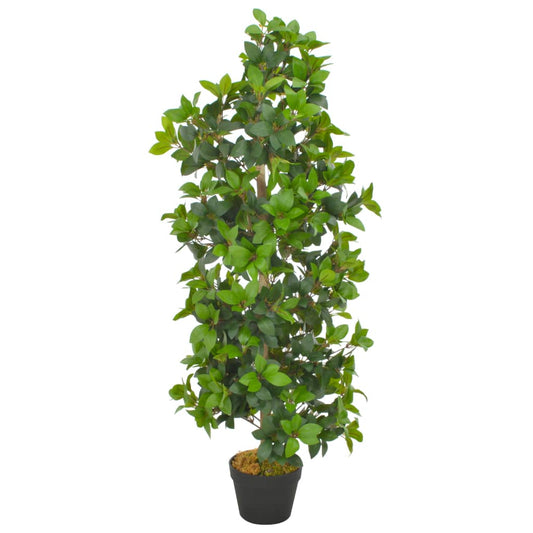 Künstliche Pflanze Lorbeerbaum Mit Topf Grün 120 Cm