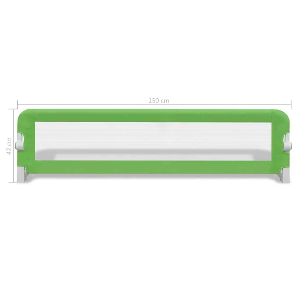 Kleinkind-Bettschutzgitter 2 Stk. 150X42 Cm