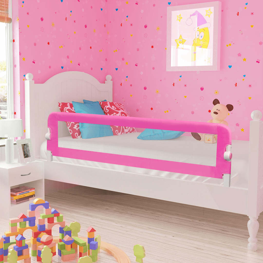 Kleinkind-Bettschutzgitter 2 Stk. 150X42 Cm