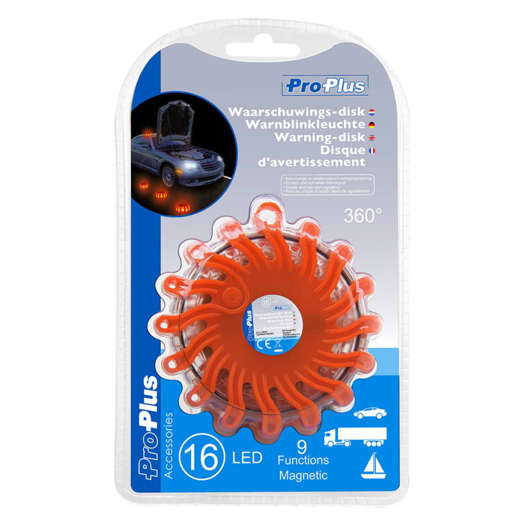 Proplus Warnblinkleuchten Mit 16 Leds 2 Stk. Orange