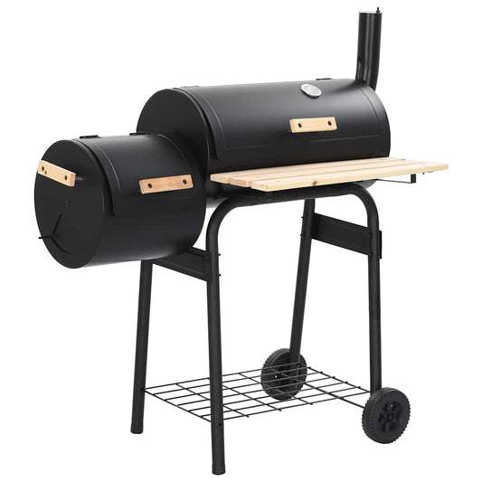 Klassischer Holzkohlegrill Barbecue Smoker Braune Eiche