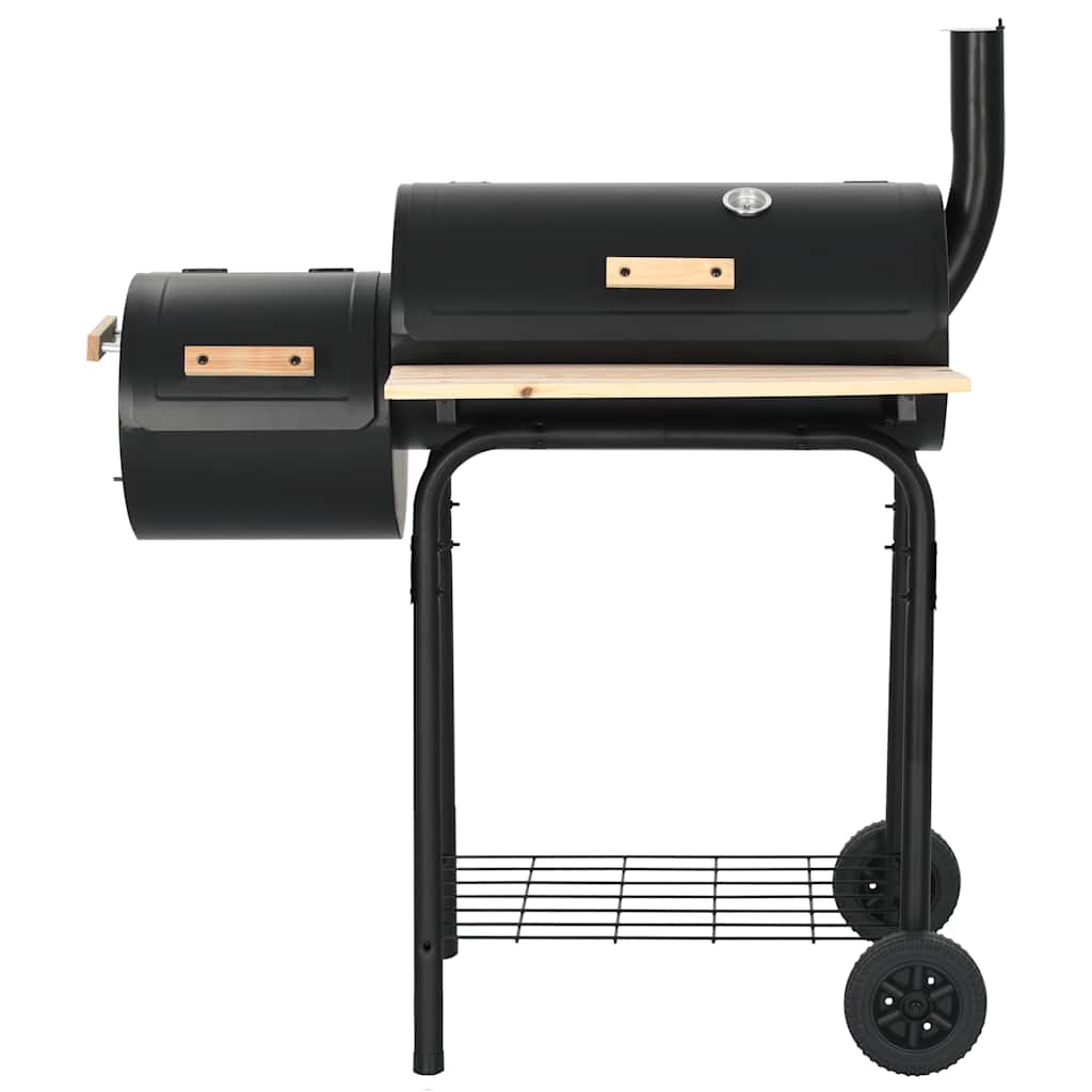Klassischer Holzkohlegrill Barbecue Smoker Braune Eiche