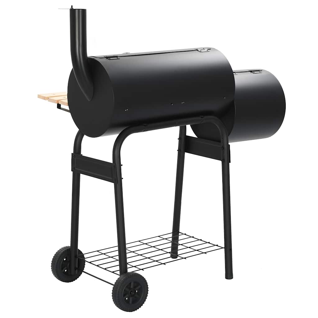 Klassischer Holzkohlegrill Barbecue Smoker Braune Eiche