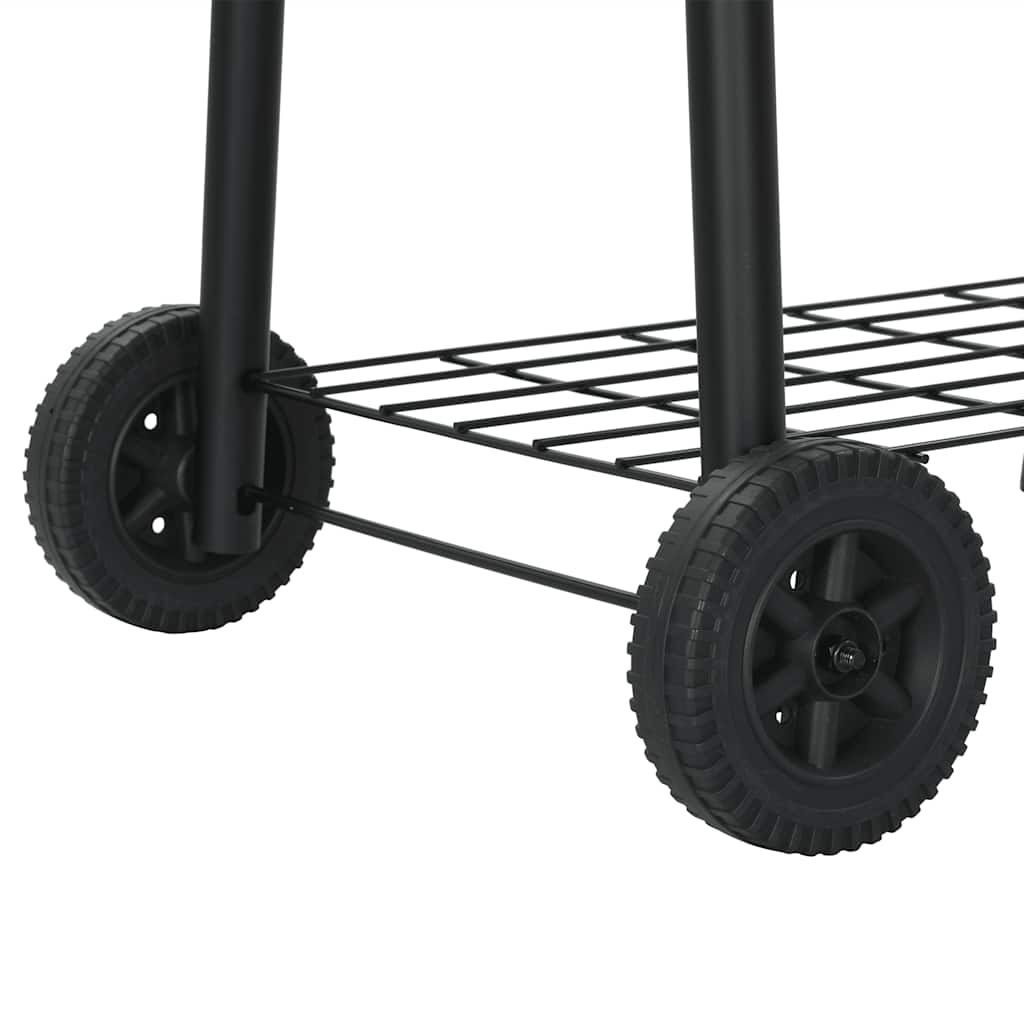 Klassischer Holzkohlegrill Barbecue Smoker Braune Eiche