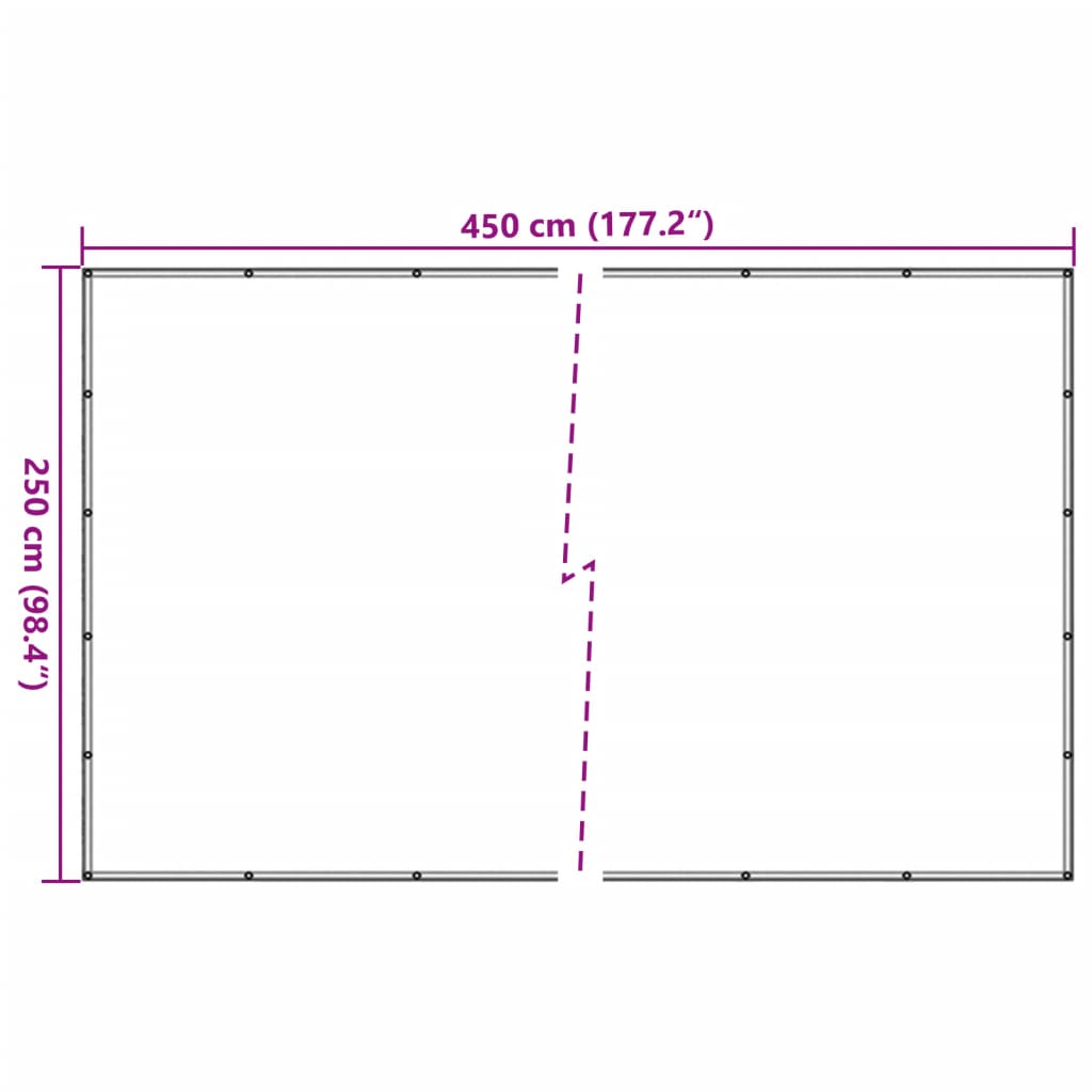 Anhängernetz Hdpe 2,5X4,5 M