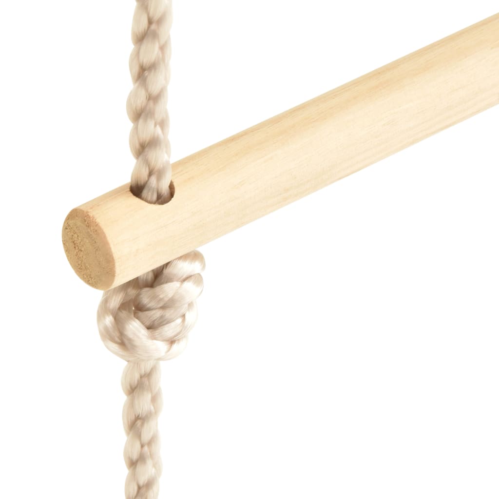 Kinder-Strickleiter Massivholz Und Pe 30X168 Cm
