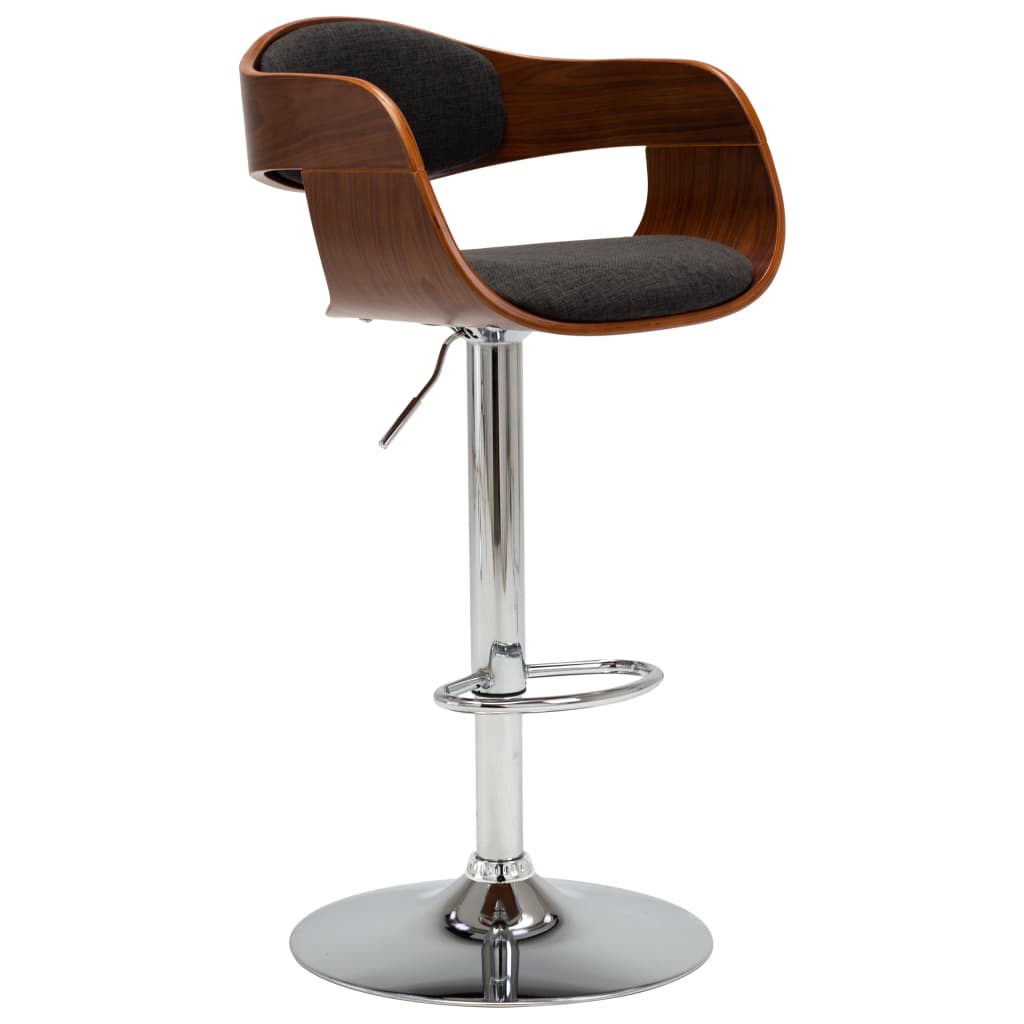 Barhocker 2 Stk. Bugholz Und Stoff