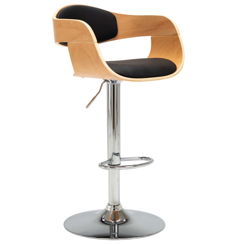 Barhocker 2 Stk. Bugholz Und Stoff