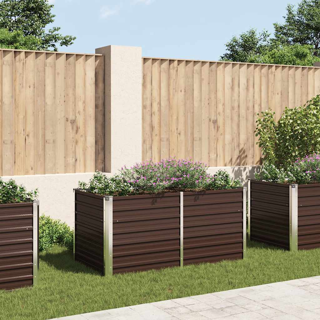 Garten-Hochbeet Verzinkter Stahl