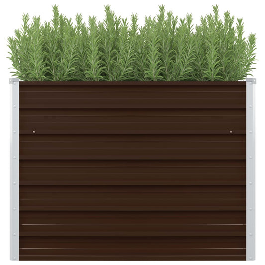 Hochbeet 100 X 100 X 77 Cm Verzinkter Stahl