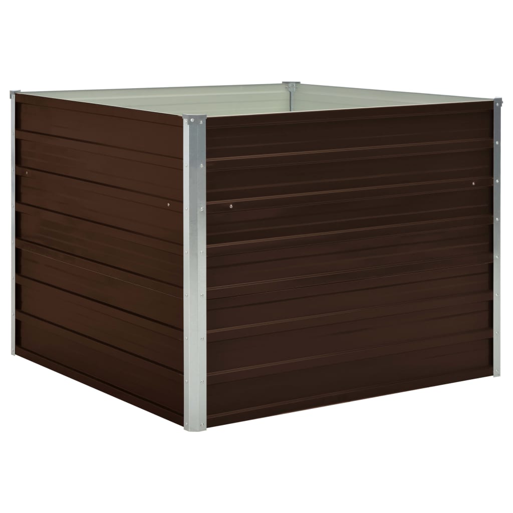 Hochbeet 100 X 100 X 77 Cm Verzinkter Stahl