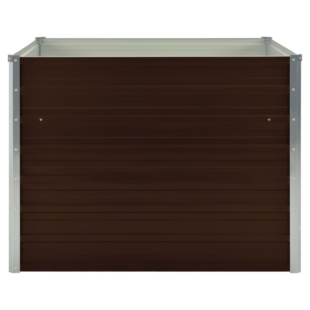 Hochbeet 100 X 100 X 77 Cm Verzinkter Stahl