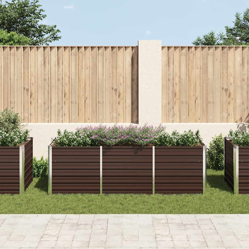 Garten-Hochbeet Verzinkter Stahl