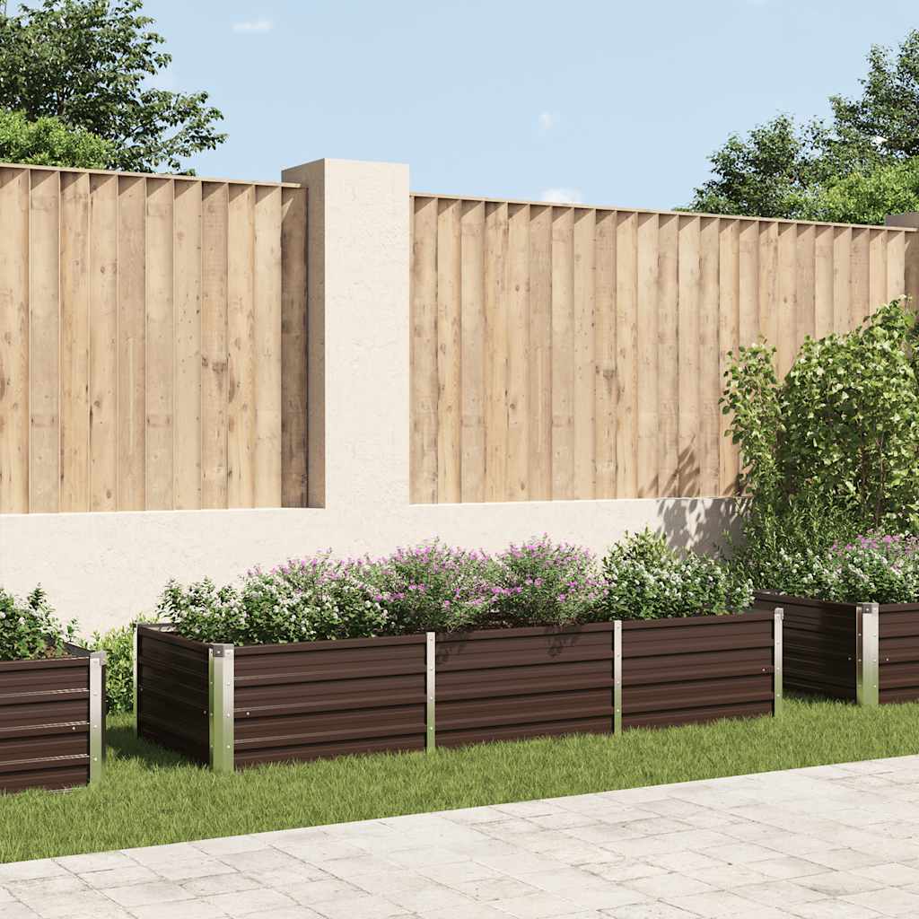 Garten-Hochbeet Verzinkter Stahl