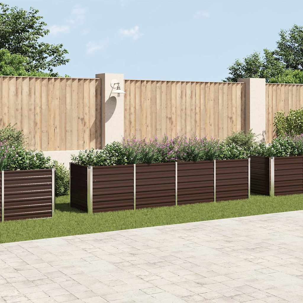 Garten-Hochbeet Verzinkter Stahl