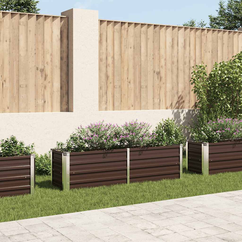 Garten-Hochbeet Verzinkter Stahl