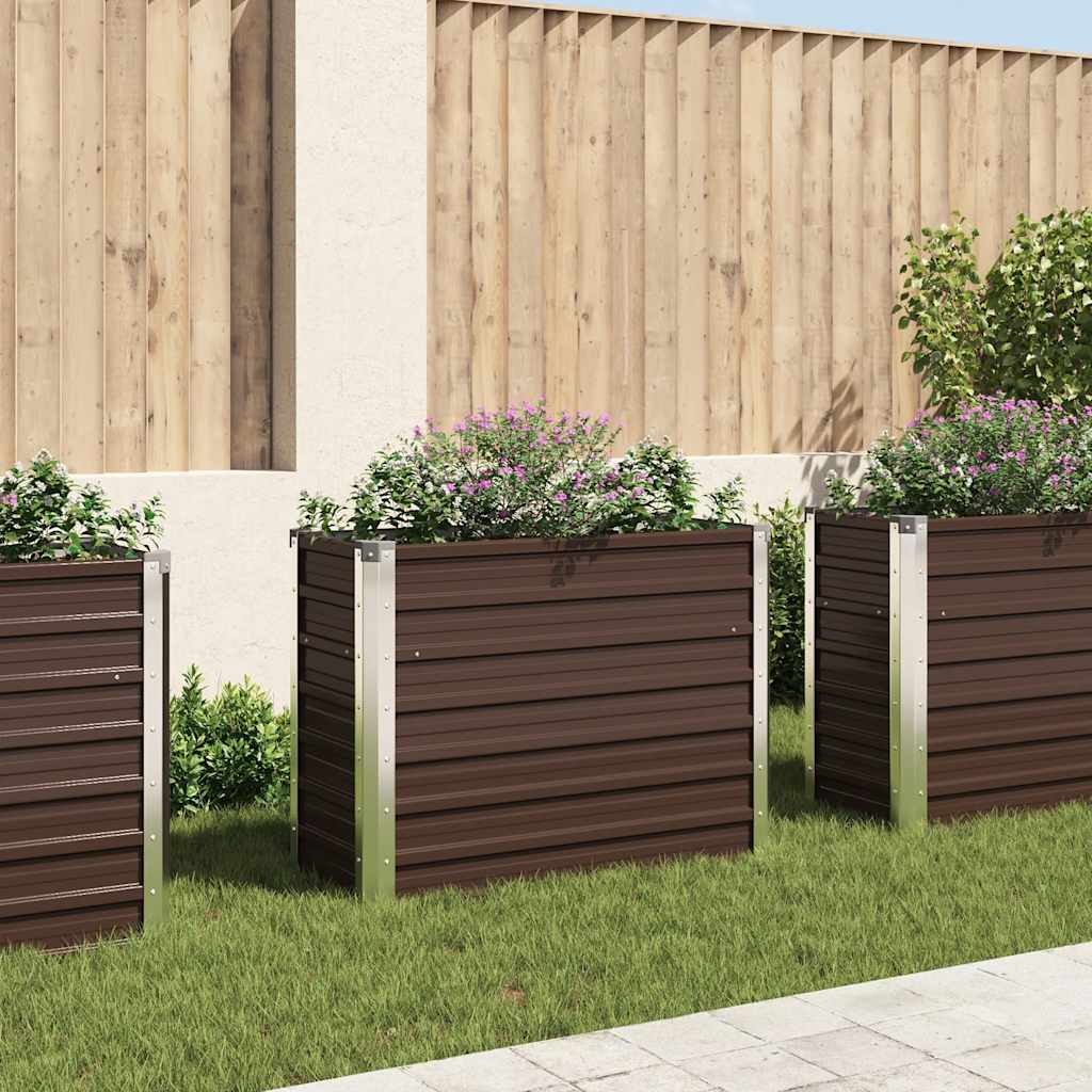 Garten-Hochbeet Verzinkter Stahl