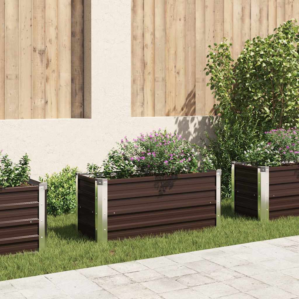 Garten-Hochbeet Verzinkter Stahl