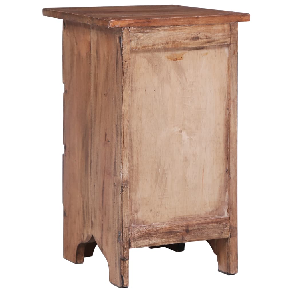 Nachttisch 30X30X51 Cm Altholz Massiv