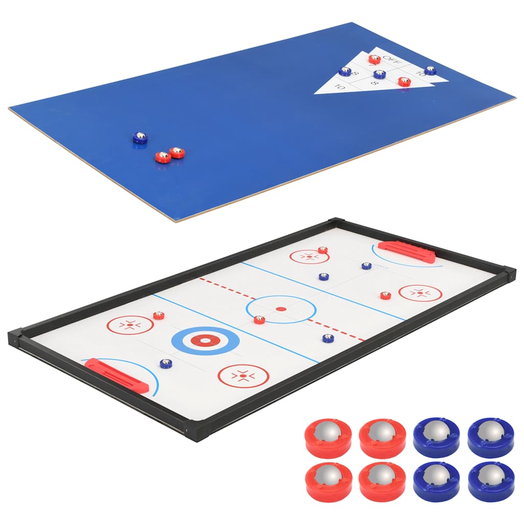 15-In-1 Multigame-Tisch 121×61×82 Cm Ahorn