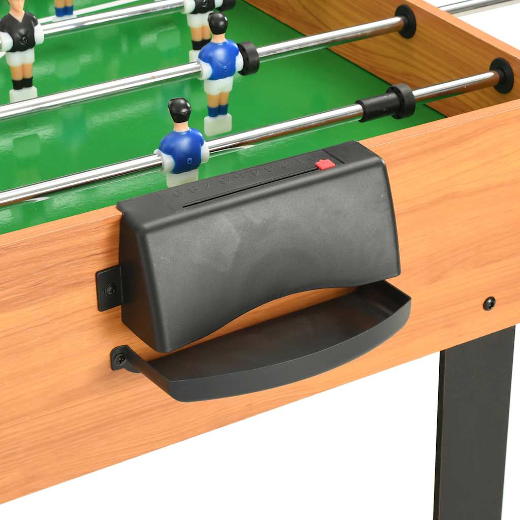 15-In-1 Multigame-Tisch 121×61×82 Cm Ahorn