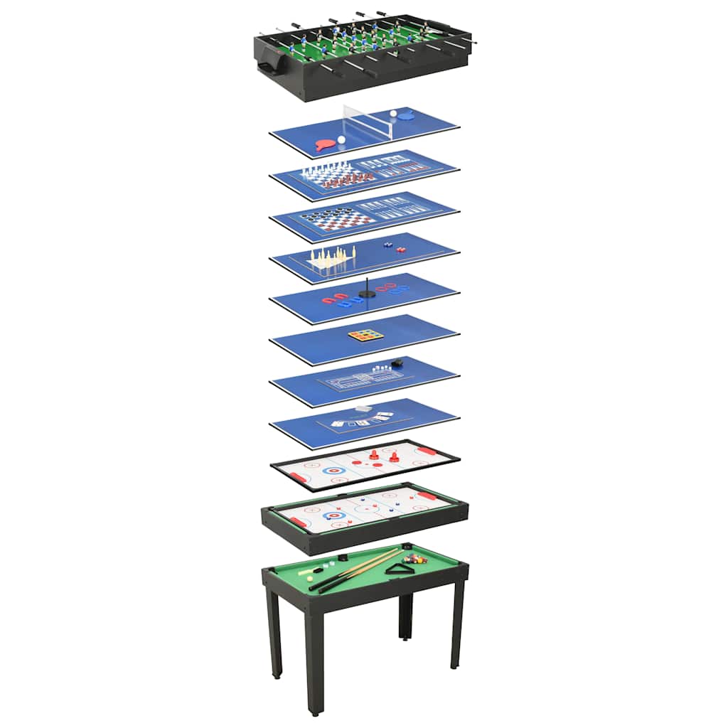 15-In-1 Multigame-Tisch 121×61×82 Cm Ahorn