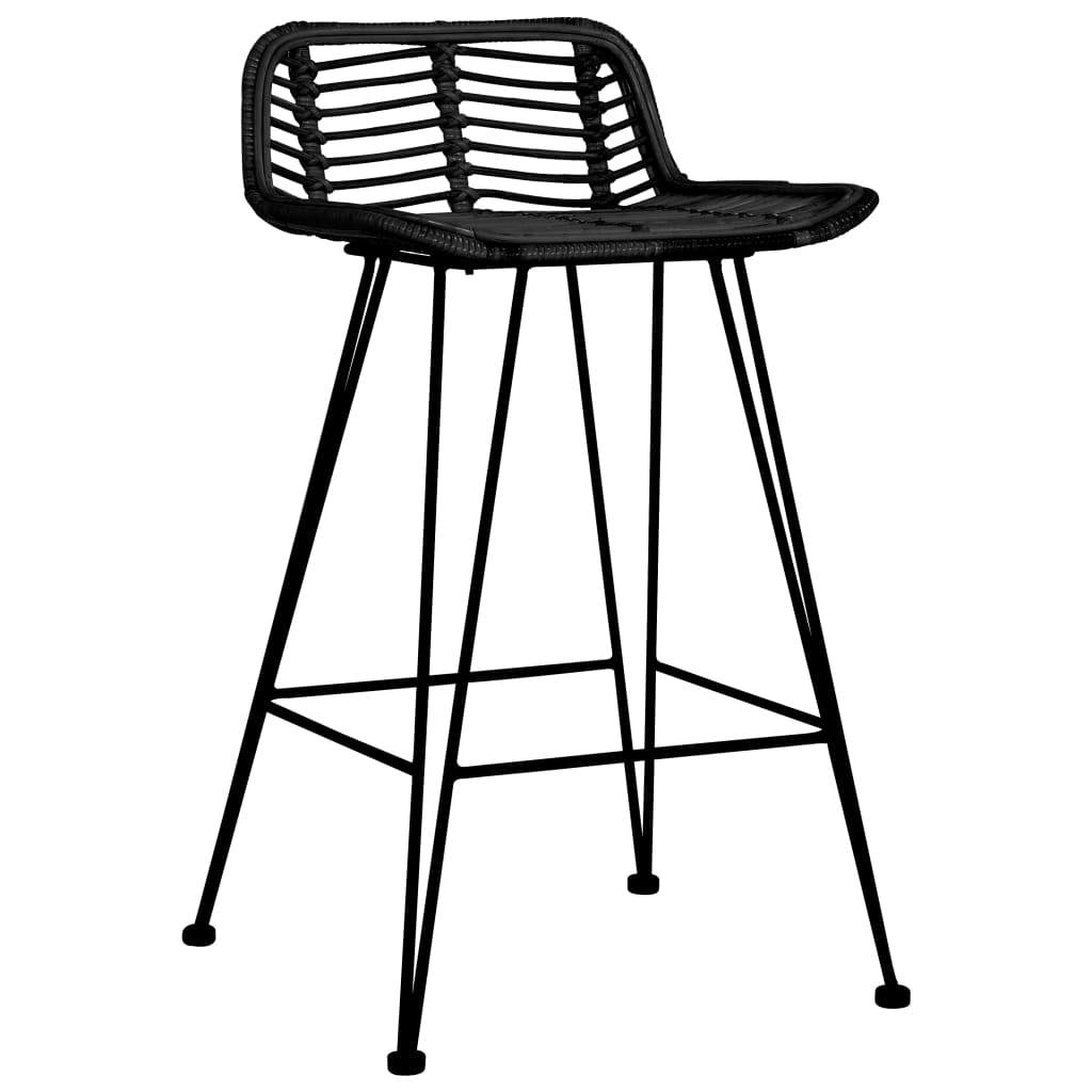 Barhocker 2 Stk. Rattan