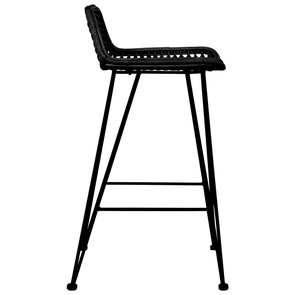 Barhocker 2 Stk. Rattan