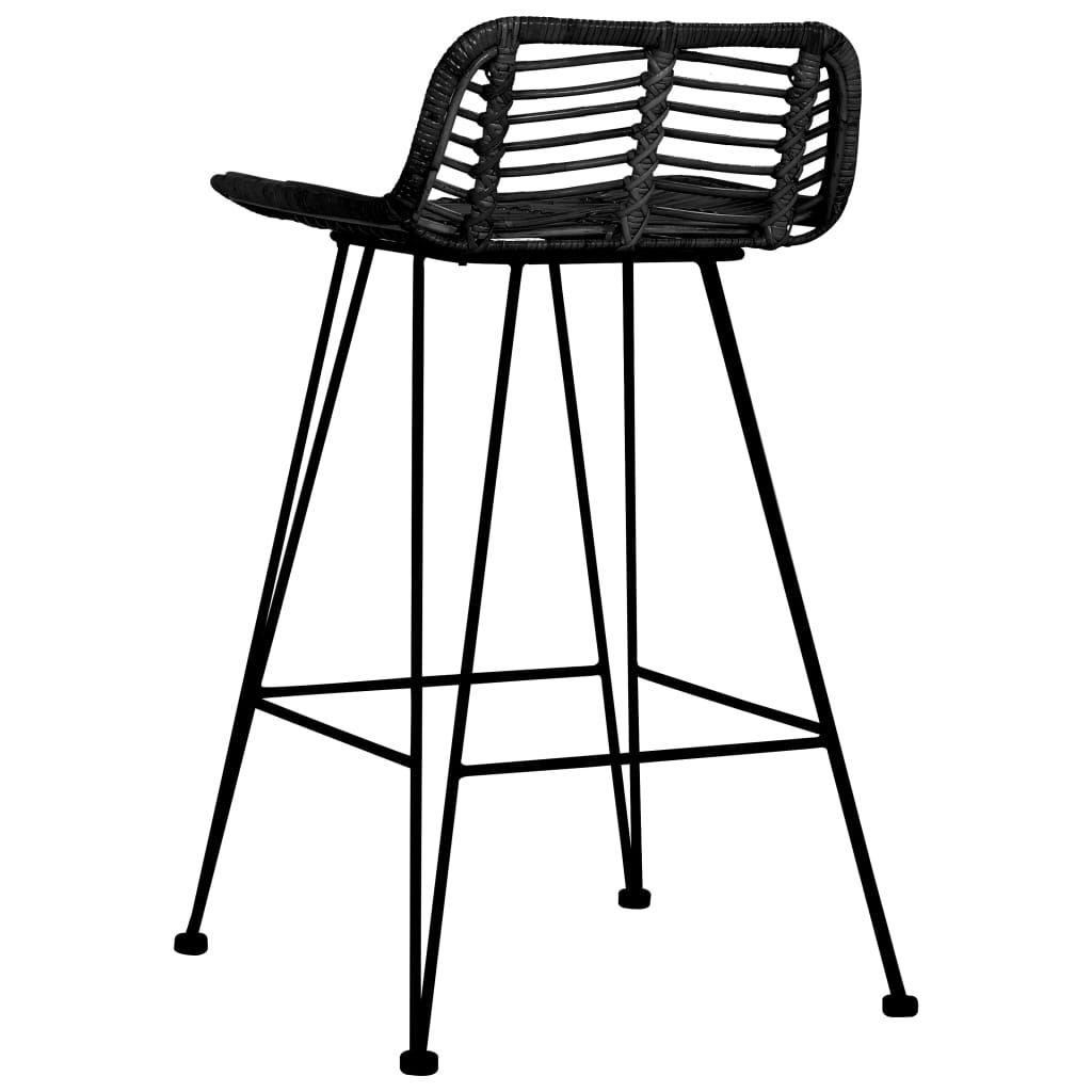 Barhocker 2 Stk. Rattan