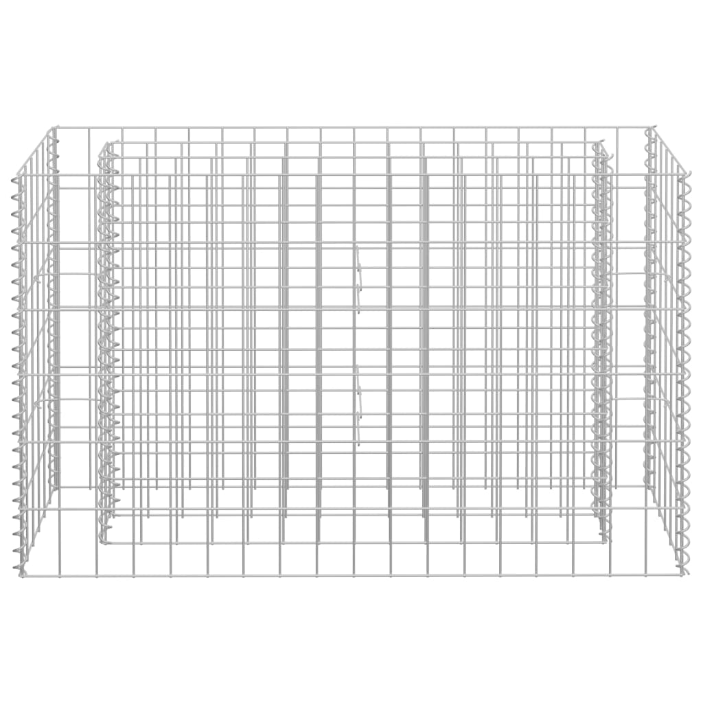 Gabionen-Hochbeet Verzinkter Stahl 90×30×60 Cm