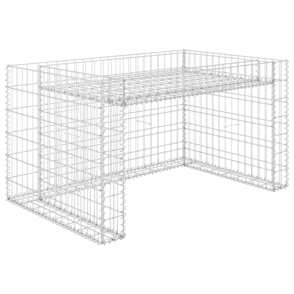 Rasenmäher-Garage Mit Hochbeet 110X80X60 Cm Stahldraht