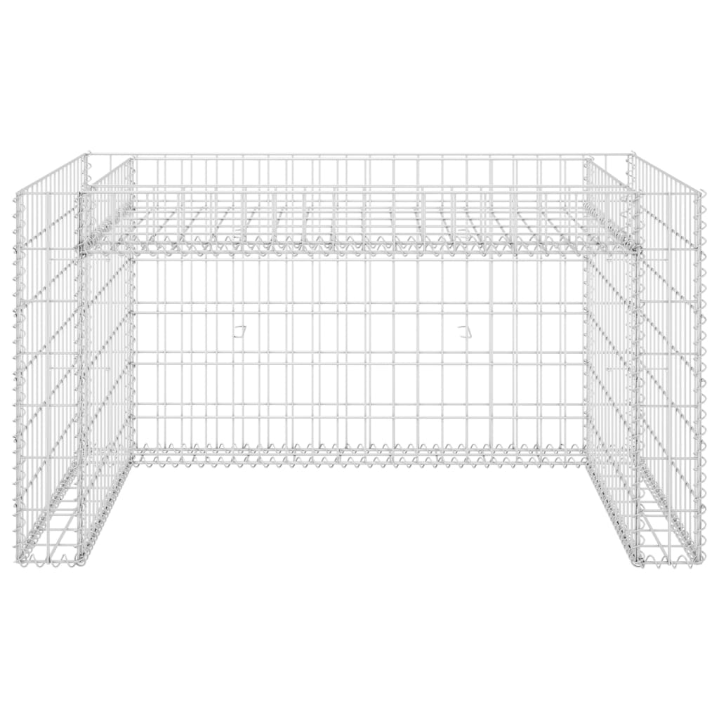Rasenmäher-Garage Mit Hochbeet 110X80X60 Cm Stahldraht