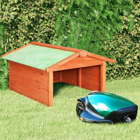 Roboter-Rasenmäher Garage 72X87X50 Cm Massivholz Tanne