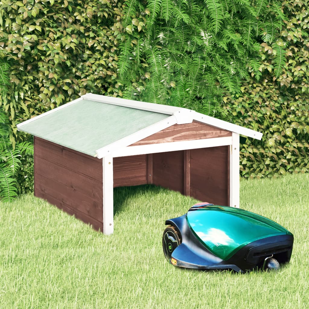 Roboter-Rasenmäher Garage 72X87X50 Cm Massivholz Tanne