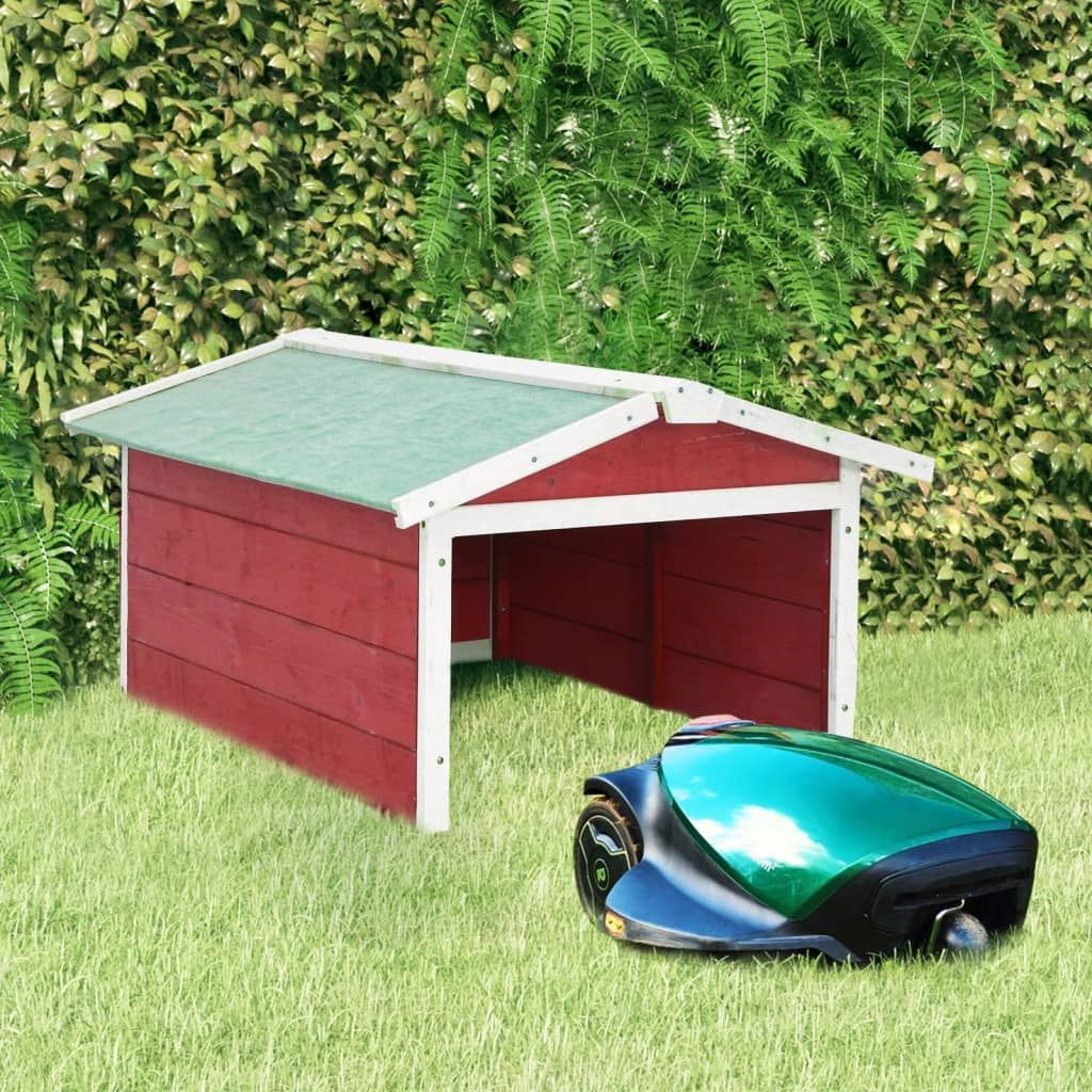 Roboter-Rasenmäher Garage 72X87X50 Cm Massivholz Tanne