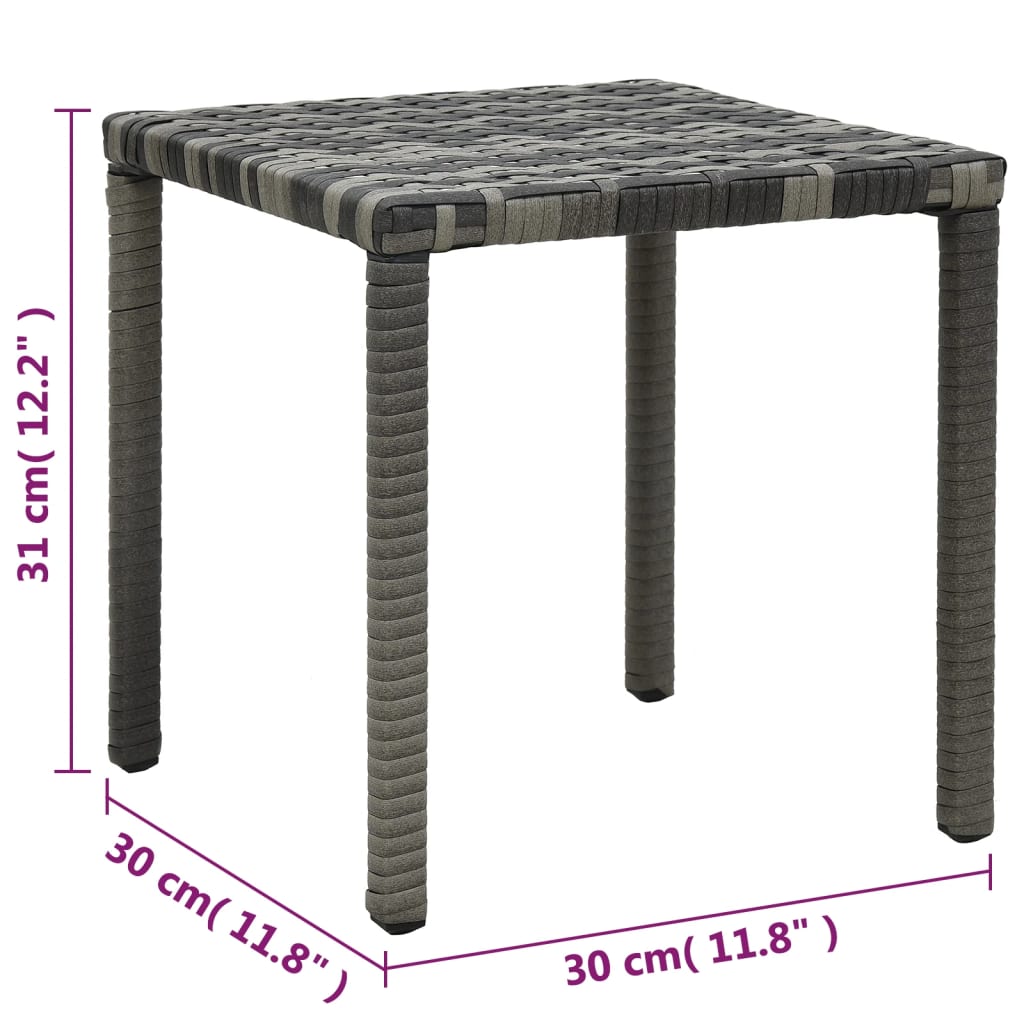 Sonnenliegen Mit Tisch Poly Rattan
