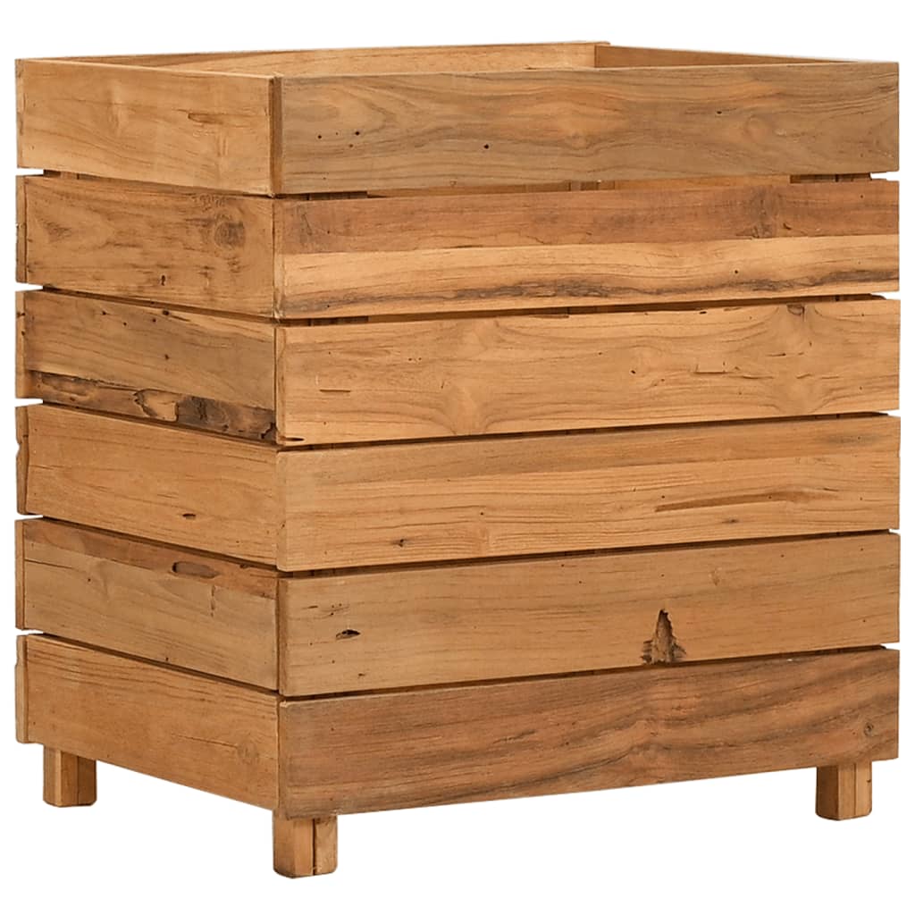 Hochbeet Teak Altholz Und Stahl