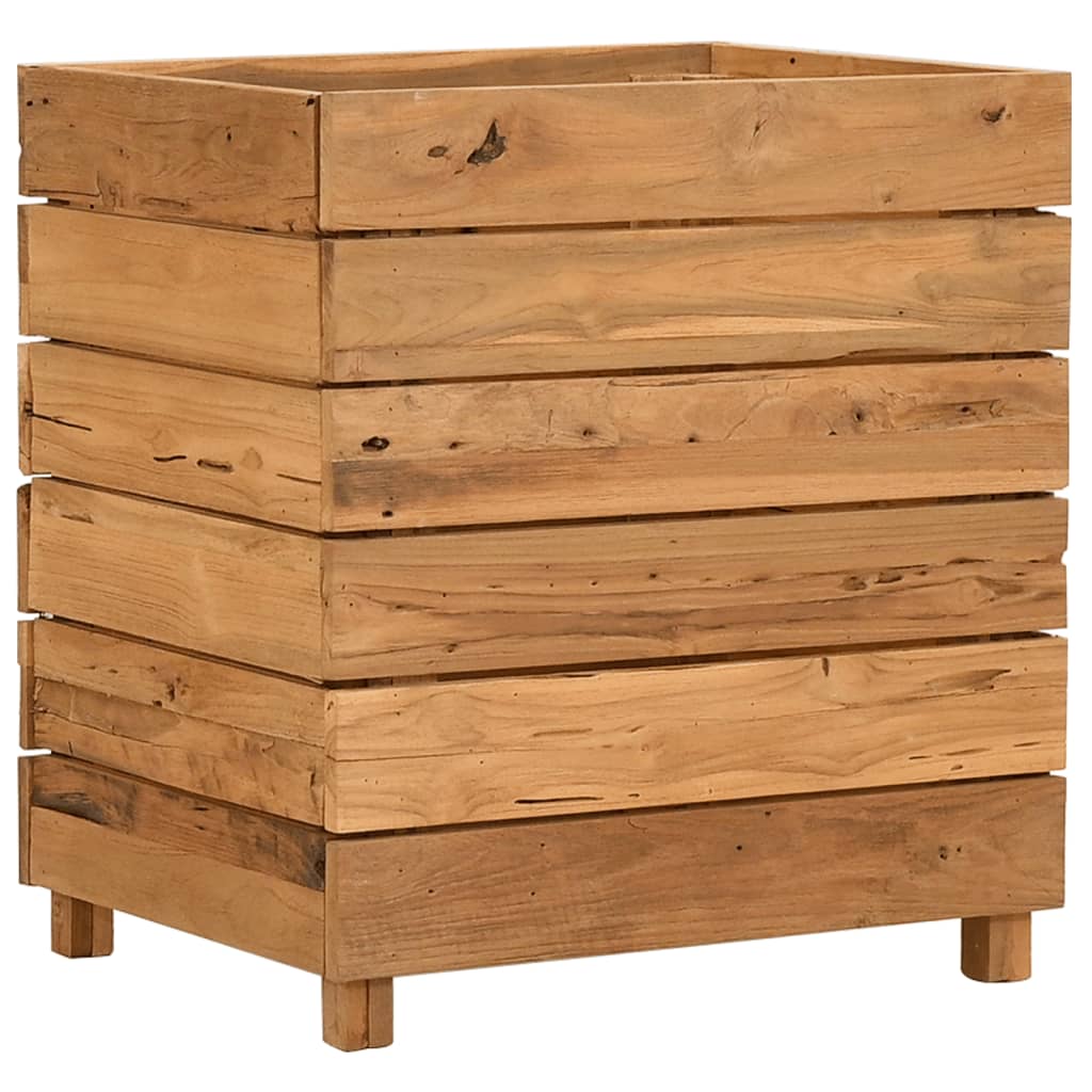 Hochbeet Teak Altholz Und Stahl