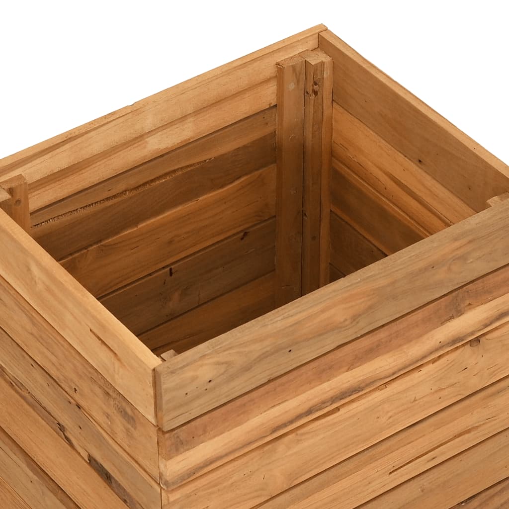 Hochbeet Teak Altholz Und Stahl