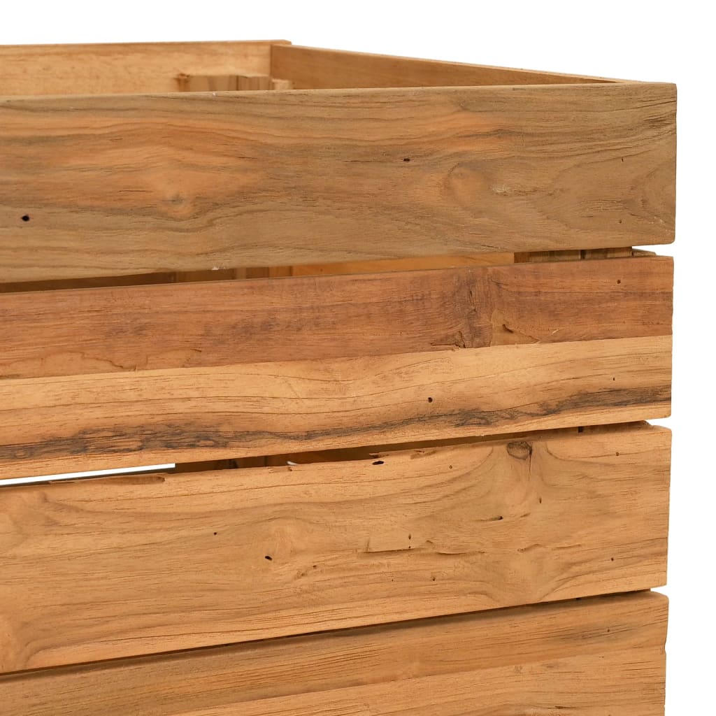 Hochbeet Teak Altholz Und Stahl